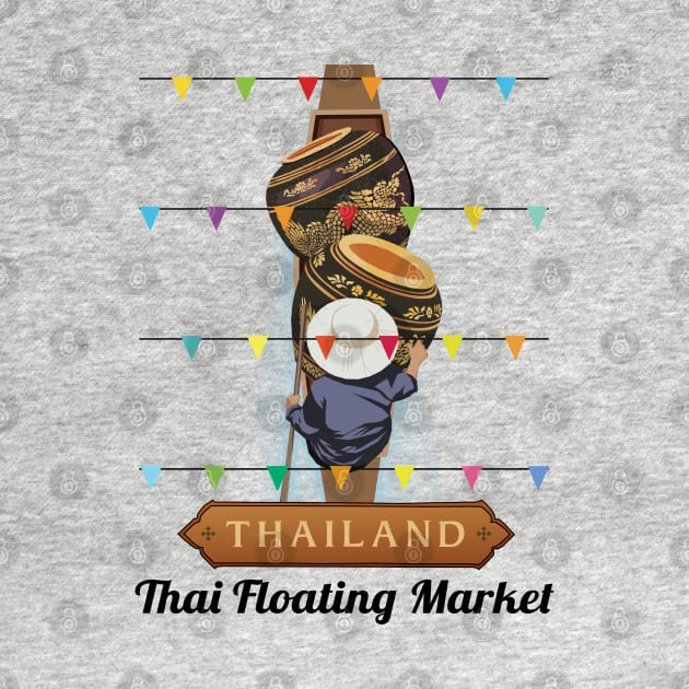 Thai Floating Market by KewaleeTee